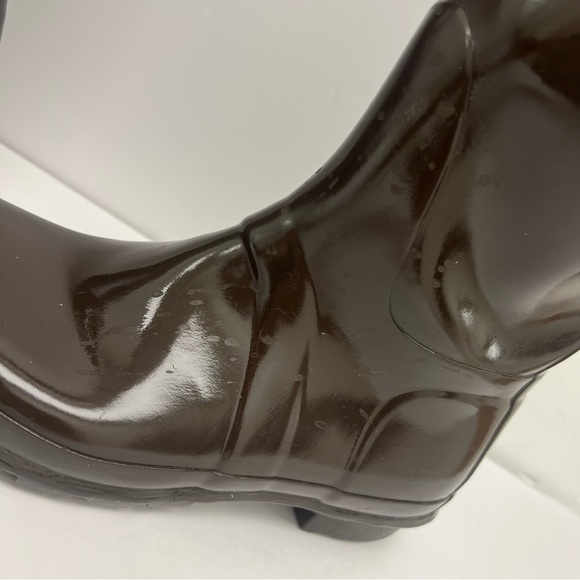 Hunter Women's Original Tall Gloss Rain Boots brown - Picture 8 of 16